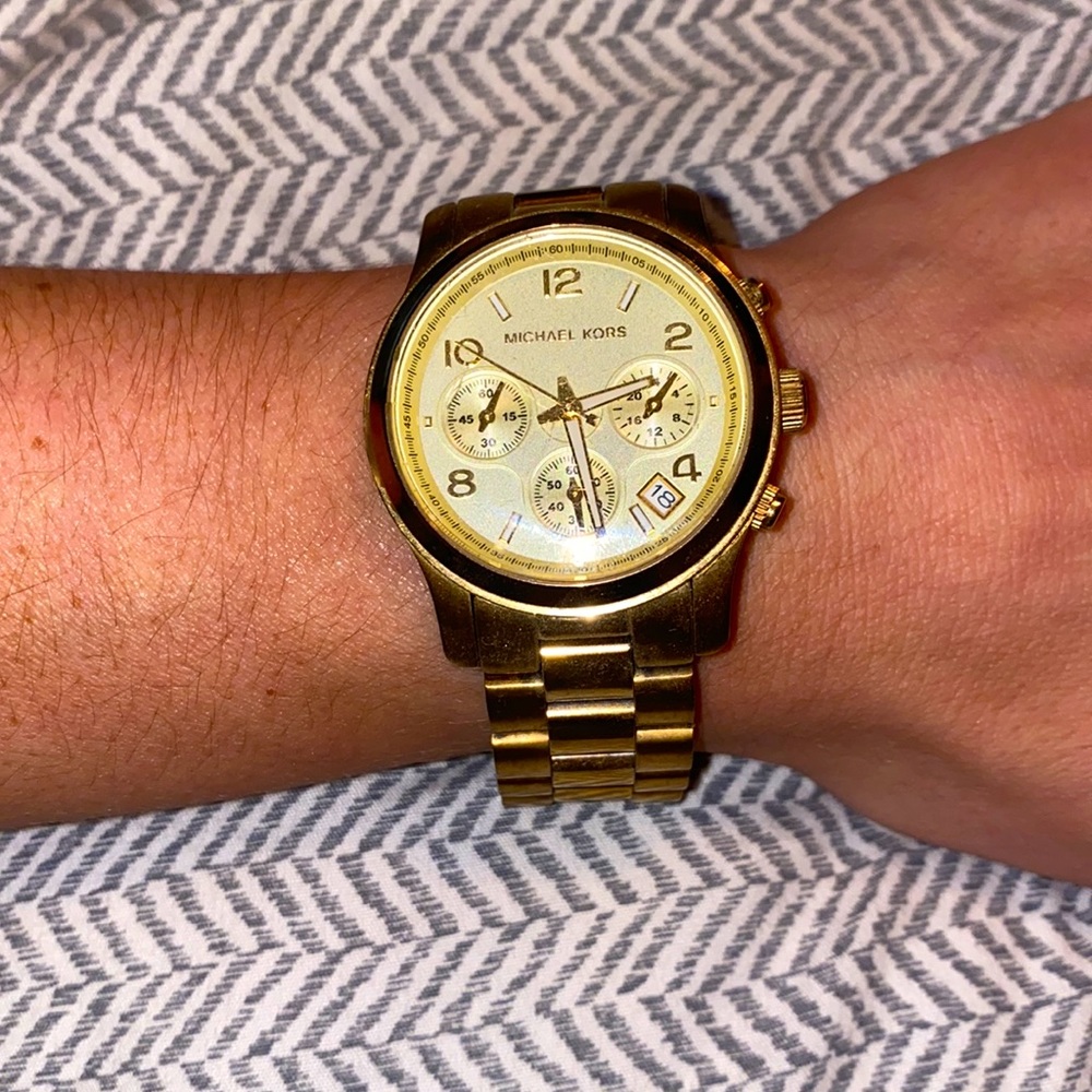 Michael Kors Womens MK5055 Runway Chronograph Watch